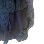 ASTR NWT  small navy vneck sleeveless floral lined dress blouse Photo 8