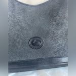 Dooney & Bourke 80’s  Vintage Pebble Leather black Shoulder Bag Photo 4