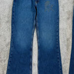 Old Navy Women’s Vintage Y2K Boot Cut Jeans Mid Rise Pony Bedazzled Size 10 Photo 0