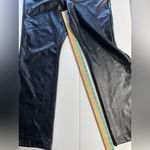 Stitch Star Black High Rise Flare Vegan Leather Pants, Size 16, NWT Photo 6