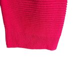 BCBGeneration Pink Cropped Flare Sleeve Sweater L Women's Coquette Bold Basic Photo 7