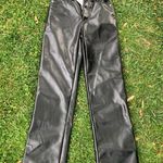 H&M NWT  FAUX LEATHER PANTS Photo 0