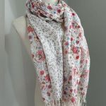 Floral Leopard Print Scarf Pink Photo 0