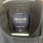 Madewell Tokyo Quilted Bomber Jacket Navy Small Photo 3