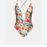 Sunshine 79 Women's Plunge Mio One Piece Swimsuit 2 swim bathing suit beach pool Red Photo 2