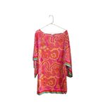 Trina Turk Morning Sunrise pink 70s inspired print Swim Cover Tunic Kaftan dress Photo 5
