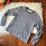 Old Navy  Crew Neck Sweater Blue Heathered With White Size Large Photo 0