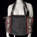 Vera Bradley Black, Gray, & Red Duffle Bag Photo 0