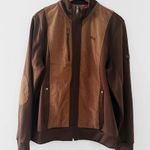 Puma ★ Vintage Casual Elbow patched Jacket - Brown★ Photo 0