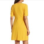 Tahari  3/4 Sleeve Split Front Crepe Dress Photo 1