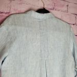 Cloth & Stone  SKYWASH BUTTON DOWN SHIRT LINEN BLEND S Photo 3