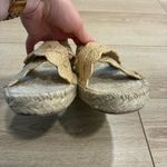 Talbots NEW  Hester Criss Cross Raffia Espadrille Flats Sandals Size 9 Photo 4