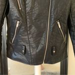 Rachel Roy  Black Moto Coat Photo 8