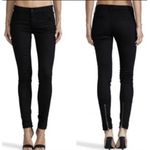 Mother Jeans x Freja zip Muse in When the going gets tough skinny black size 26 Photo 1