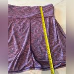 prAna  Leanne Foldover Waist A-Line Purple Heathered Athletic Skirt size Med​​ Photo 7