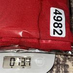 Hutch  Women’s Size XS Red Orange Tie Front Fit & Flare Crepe Mini Dress Photo 9