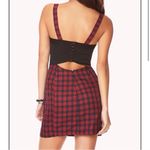 Forever 21 Plaid tartan red mini dress Size Small Photo 3