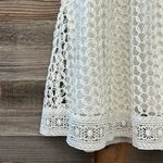 Moon River  X Anthropologie Knit Crochet Sleeveless White Top Size Small NWT Photo 2