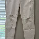 American Eagle White Distressed Mom Jeans Photo 1