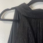 Lilly Pulitzer  Wyn Dress Size 10 Noir Black NEW Metallic Knit Crinkle Cocktail Photo 2