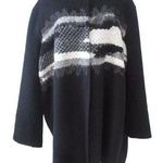 MARLA WYNNE WOOL BLEND EMBROIDERY TOPPER LONG SLEEVE COAT SIZE M Size M Photo 0