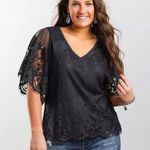 Daytrip Buckle All Over Eyelash Lace Top Photo 0