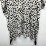 Palisides Beach Club Anima Print Women's Bikini Cover Up Size XS/S Brown Photo 7