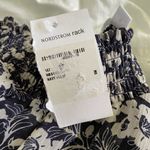 Socialite  Navy Floral Sheer Long Sleeve Bodysuit Photo 5