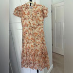 Olivia James The Label Delia Dress Escape Tawny Maxi Orange Size XS Photo 2