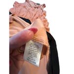 Maude Peach and Black High -Low Dress -Size L Photo 9