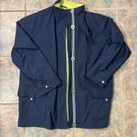 [izzi outerwear] medium navy lightweight jacket Photo 3