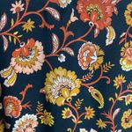 Susan Graver  Weekend Size 2X Button Front Tunic Blouse Floral Black Kimono Boho Photo 4