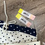 Summersalt  The Lace-Up High Leg High Rise Bikini Bottom Square Dot in White Sand Photo 3