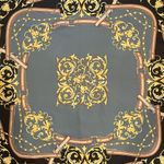 Vintage Totes Scarf Equestrian Print Made in Italy 100% Polyester Photo 4