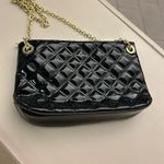 Anne Klein Bag Chic Black Quilted Crossbody Bag with Gold Chain by  like new Photo 2