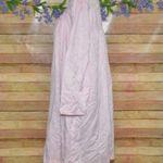 Miss Elaine Pink Jacquard Floral Lace Embroidered Long Sleeve Nightgown Womens L Size L Photo 5