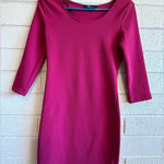 Xxi  Magenta 3/4 Sleeve Dress size M Photo 0
