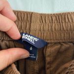 Lands' End NWOT Lands’ End women’s brown elastic waist pull on relaxed linen pants pockets Photo 5