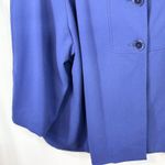 Levine Plus Size 24W Jacket Blue Cropped Dressy Career Church Cardigan 1704 Photo 4