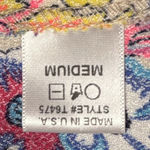 The Impeccable Pig  Crop Top Tank Women’s Size Medium Paisley Neon Racerback Boho Photo 8