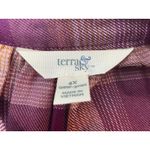 Terra & Sky Dress Womens Size 4X Pink Plaid Prairie Peasant Homestead Fall NWT Photo 6