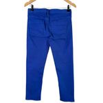 J.Crew Matchstick Stretch Denim Crop Jeans in‎ Royal Blue, Size 26 Blue Photo 7