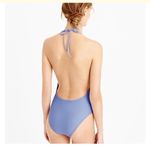 J.Crew NWT  Ruffle One-Piece Bathing Suit NAVY Sz8 Photo 1