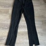 Abercrombie & Fitch A&F High Rise Skinny Split Hem Jeans Photo 2