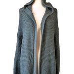 Aerie  Open Front Knit Hooded Cardigan Photo 0