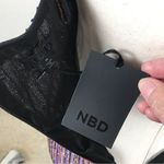 Revolve  NBD Andela multicolored metallic wrap style ruched side mini dress M Photo 7