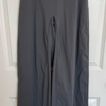 OQQ Wide Leg Leggings Size Small Gray Photo 0