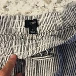 J.Crew  Factory Women’s Striped linen-blend drawstring short Size Small Photo 3