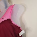 Reebok  Pink Maroon Sleeveless Racerback Tank Top Athletic Small Photo 6