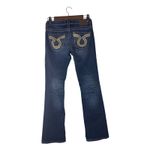 Big star  Liv Bootcut Jeans‎ Dark Wash Embellished Pockets Women's Size 25 Photo 3